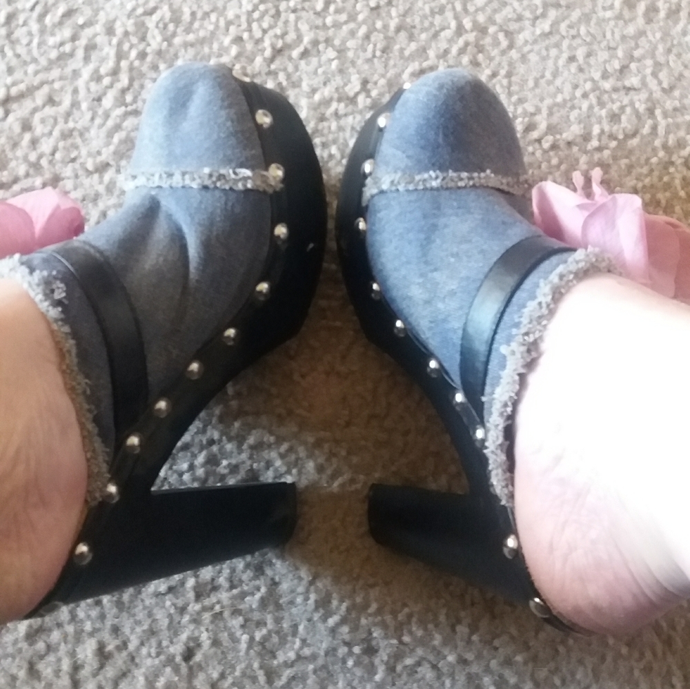 Denim clogs - Picture 4 of 8